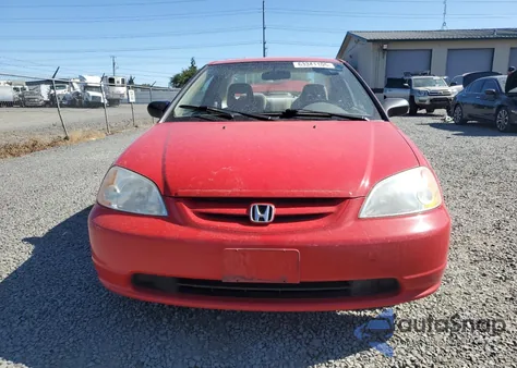 2001 Honda Civic Lx from USA, damaged, VIN 1HGEM22531L034966